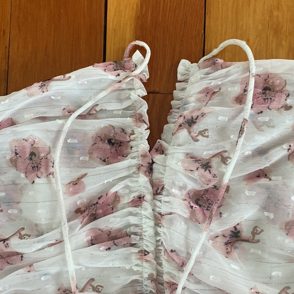 Lulus strapless ruched dress - Picture 4 of 6